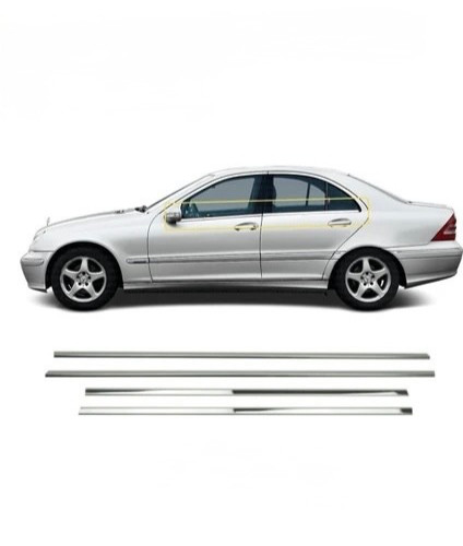 Chrome window trim set - trim, 4pcs