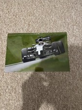 Jenson Button Hand Signed Photo A4