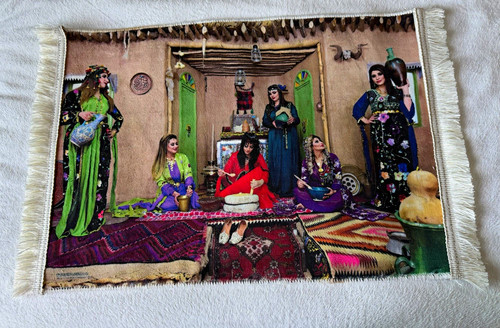 Kurdish textile tapestry - textile,