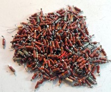 Vintage Radio Spares/electronic components/resistors etc Assortment