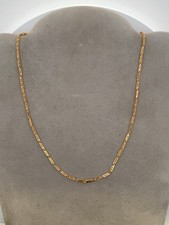 22ct Gold 20" Box Link Chain – 10.2g – Traditional S-Hook Clasp – Hallmarked