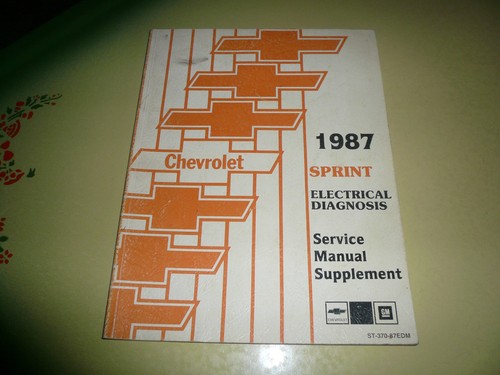 1987 chevrolet sprint - 1987,