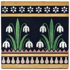 Minton Hollins & Co Snowdrop