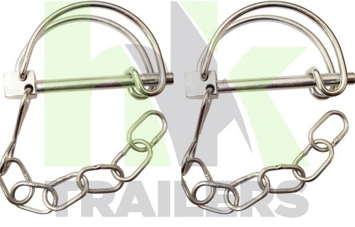 Pipe clip chain 6 5mm - clip, 6.5mm