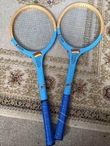 Vintage wooden tennis rackets - vintage,