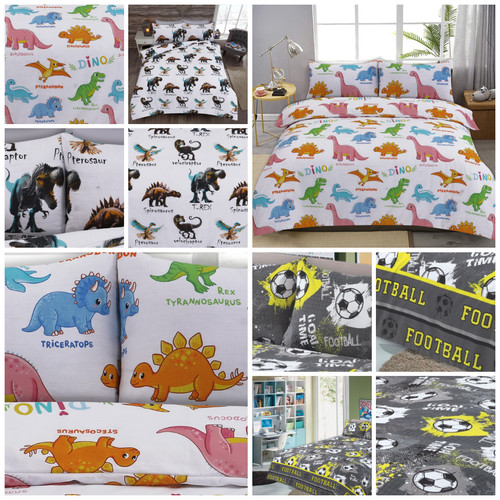 Kids reversible single duvet - single,