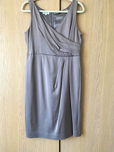 Kaliko grey satin sheath - grey, dress