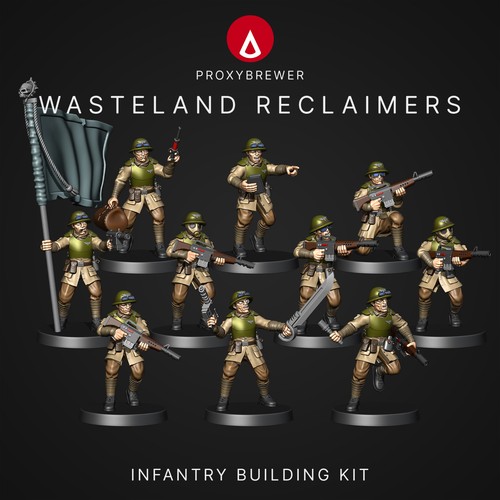 Wasteland reclaimers 28mm - wasteland,