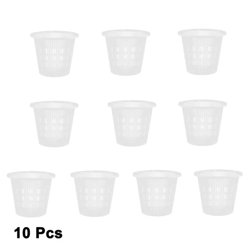 10pcs clear orchid pot with - clear,