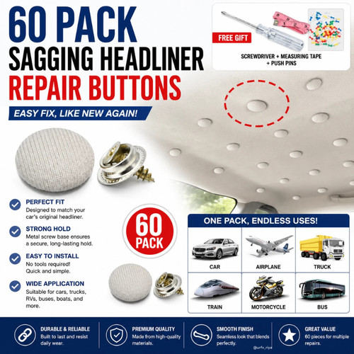 60pcs car roof - 60pcs, liner