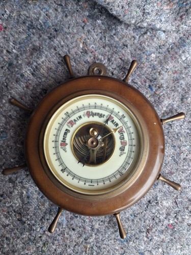 Vintage ships wheel weather - vintage,