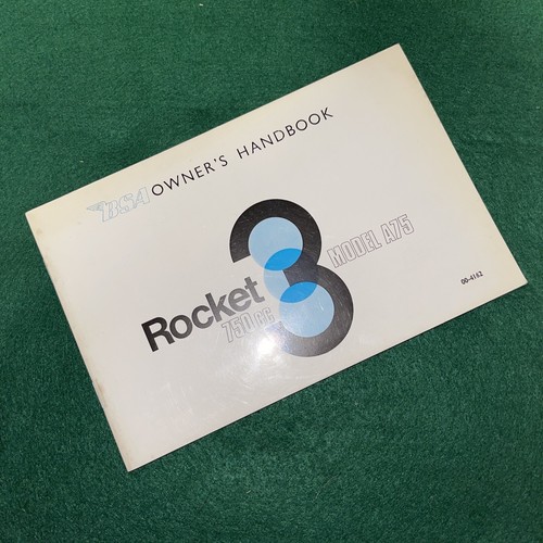 Bsa rocket owners handbook - rocket,