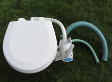 Porcelain Boat Toilet with Jabsco Flush and Lock