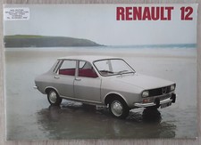 Renault 12 Range Brochure 1975