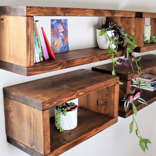 Rustic floating wall - floating,