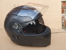 AGV Compact Flip Up Helmet (size M) & AGV GT2 Smoke Visor & Pinlock Anti-fog
