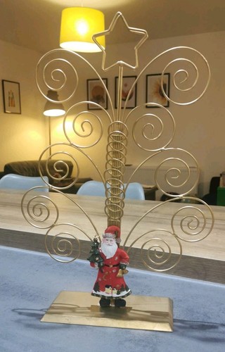 Santa claus gold christmas - santa,