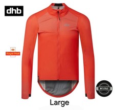 DHB Aeron Men's Tempo FLT Waterproof Cycling Jacket - LARGE - Orange - RRP £150