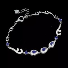 Silver Bracelet Sapphire