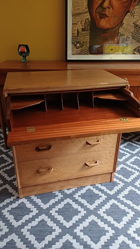 Gplan brandon oak - desk, bureau