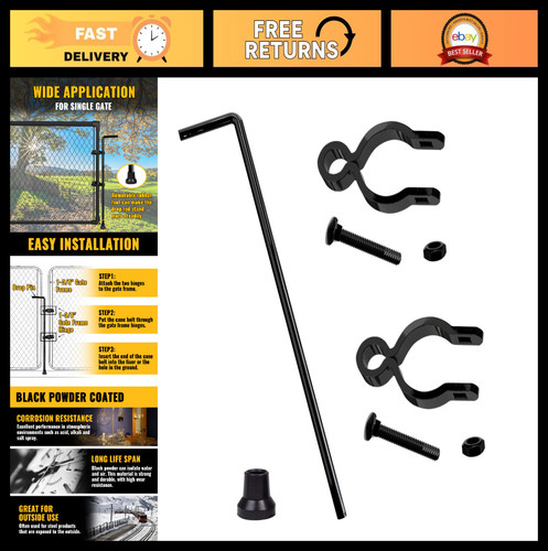 Chain link gate drop rod - link,