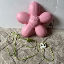 IKEA Smila Blomma Pink Flower Wall Light Children's Bedroom Nursery Lamp Working