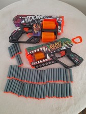 2x Nerf X Shot Guns  With Bullets Soft Darts Toy Bundle