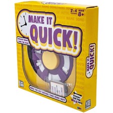 Make it Quick Family Fun Board Game Quick Thinking Words Beat The Time Buzzer