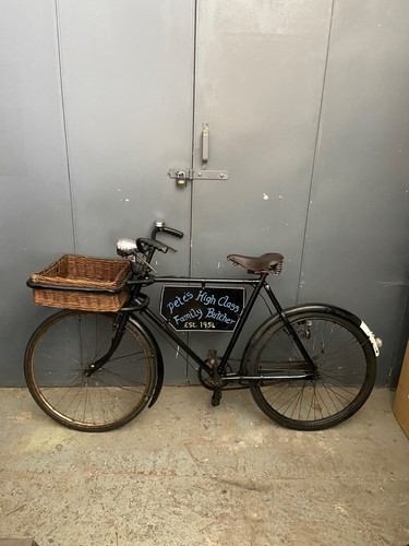 Vintage butchers bicycle - vintage, bike