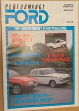 PERFORMANCE FORD VOL 1 NO 4 FREE POSTAGE CORTINA GT, SAPPHIRE, SPRINTEX CAPRI