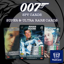 James Bond 007 Spy Cards - COMMANDER SUPER AND ULTRA RARE SINGLES - Restocked