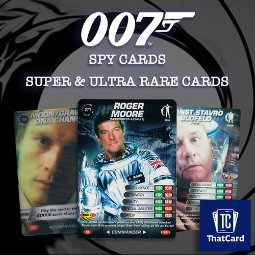 James bond 007 spy cards - bond,