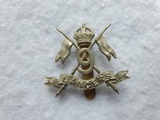 9th QUEENS ROYAL LANCERS KC WM CAP BADGE