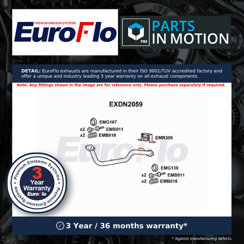 Exhaust pipe fits nissan micra - exhaust,