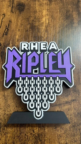 Rhea ripley printed display - 3d,