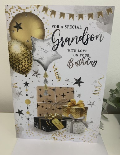 For special grandson happy - special,