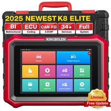 2025 KINGBOLEN K8 Elite Full System Diagnostic Tool Bidirectional OBD2 Scanner