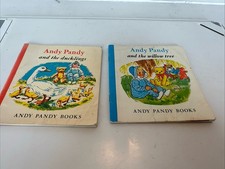 Bundle Of Vintage Andy Pandy Paperback Books X 2 1970s