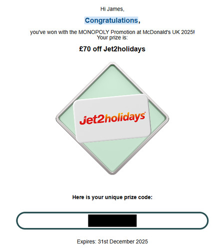 Jet2 holiday voucher - jet2,