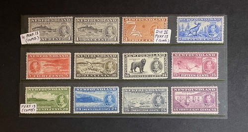 Newfoundland coronation stamps - newfoundland,
