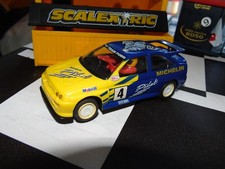 SCALEXTRIC FORD ESCORT COSWORTH CAR With New Rear Tyres !