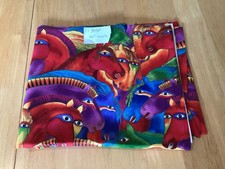 laurel Burch Vintage fabric” Dancing Horses”by cloth works large piece