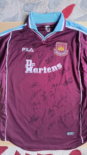 Signed west ham - 1999, xl
