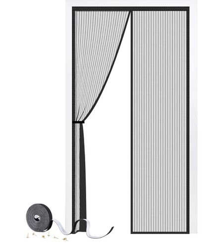 Magnetic door screen - door,