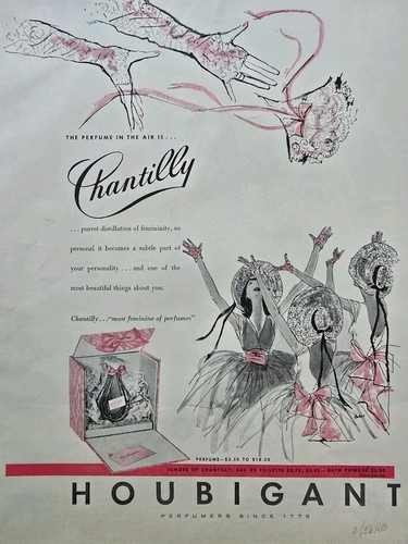 1956 houbigant chantilly - 1956,