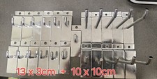 23 Pcs JOB LOT OF  HOOKS ACCESSORY CHROME SHOP DISPLAY CHECK PHOTOS 