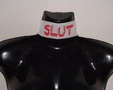 SLUT Neck Collar Choker