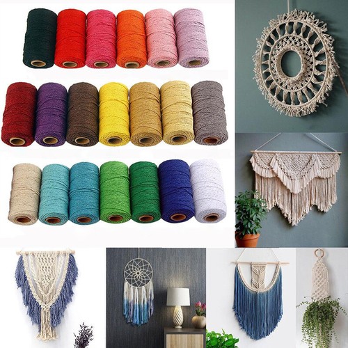 3mm 100m cotton macrame - macrame, cord