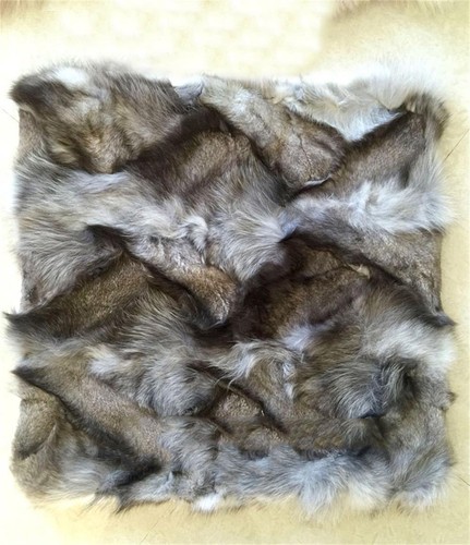 100 real fox fur cushion - 100%,
