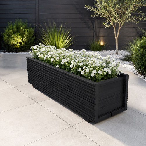 Wooden decking garden - wooden,